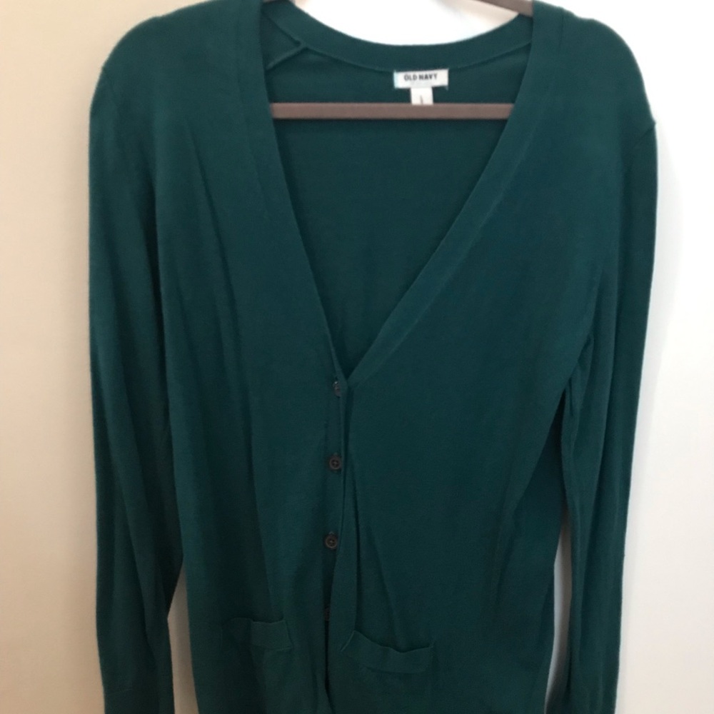 Old navy green long sleeve shirt